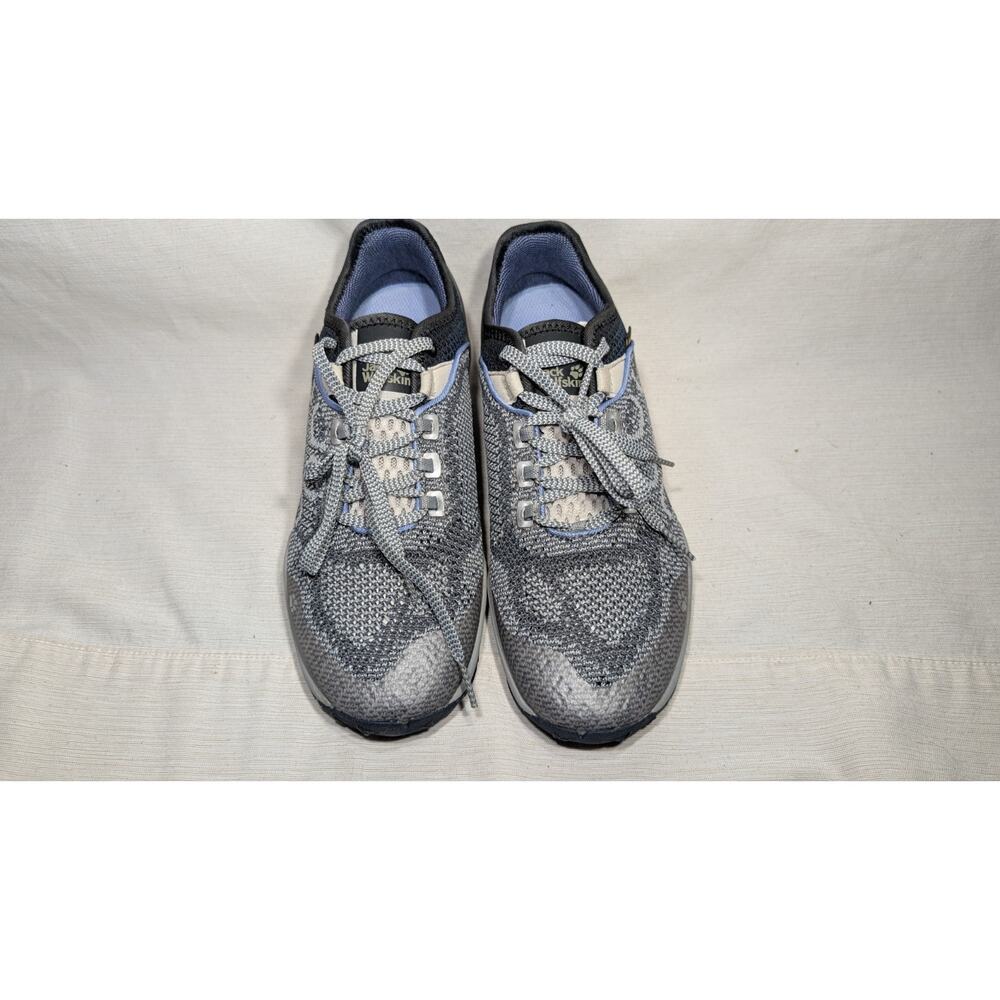 Jack Wolfskin Womens Crosstrail Knit Low‎ Grey Haze Sneakers Shoes Sz 8.5 Gorp